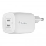 Belkin WCH013vfWH BOOST↑CHARGE PRO Dual USB-C® GaN Wall Charger with PPS 65WΛευκό