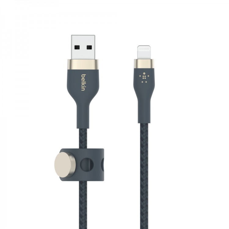 Belkin CAA010bt3MBL BOOST↑CHARGE™ PRO Flex USB-A Cable with Lightning ConnectorBlue