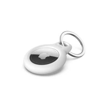 Belkin F8W973btWHT Secure Holder with Key Ring for AirTagΛευκό
