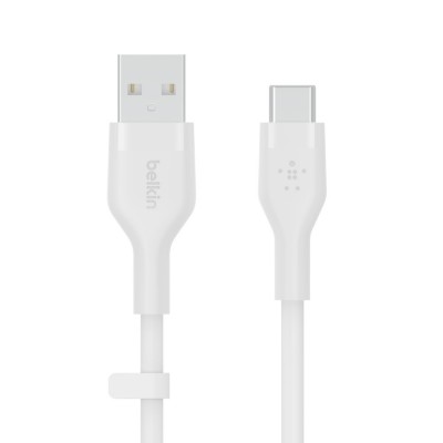 Belkin CAB008bt1MWH BOOST↑CHARGE™ Flex USB-A to USB-C CableWhite