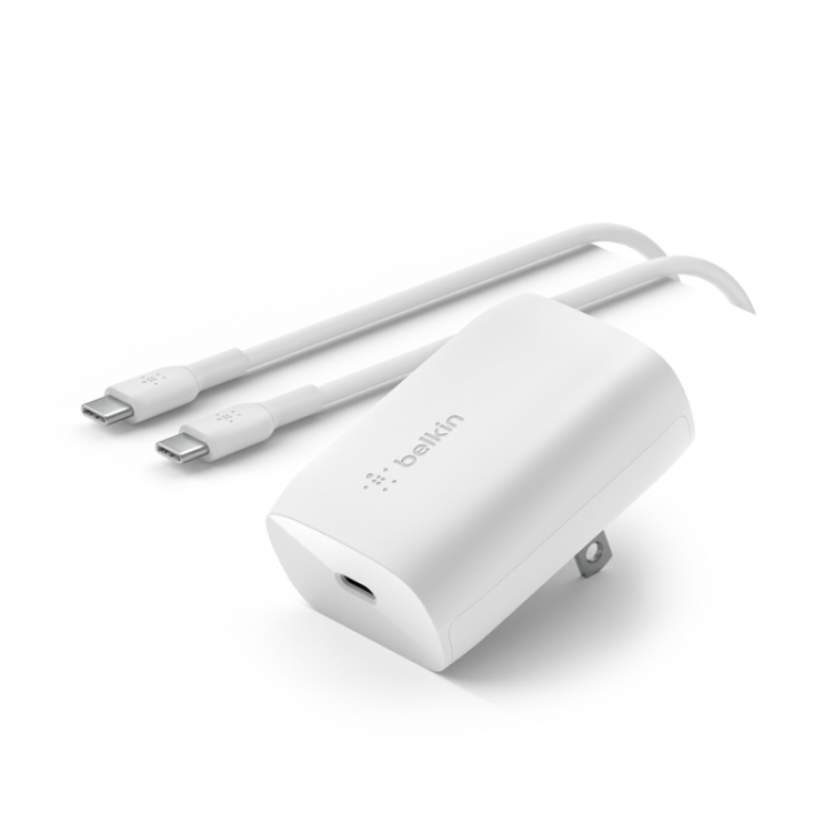 Belkin WCA005vf1MWH-B6 BOOST↑CHARGE™ USB-C PD 3.0 PPS Wall Charger 30W + USB-C to USB-C CableΛευκό