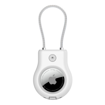 Belkin MSC009btWH Secure Holder with Wire Cable for AirTagWhite