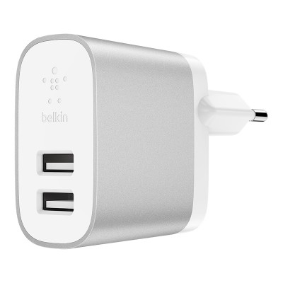 Belkin BOOST↑CHARGE™ 2-Port Home Charger 24W - F7U049vfSLV