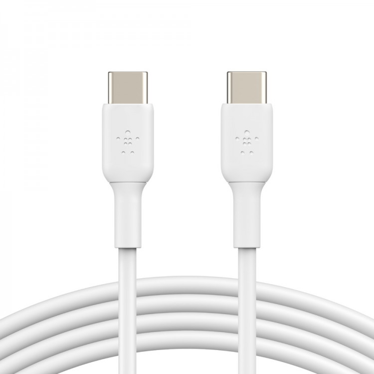 Belkin CAB003bt1MWH USB-C to USB-C Cable (1m)Λευκό