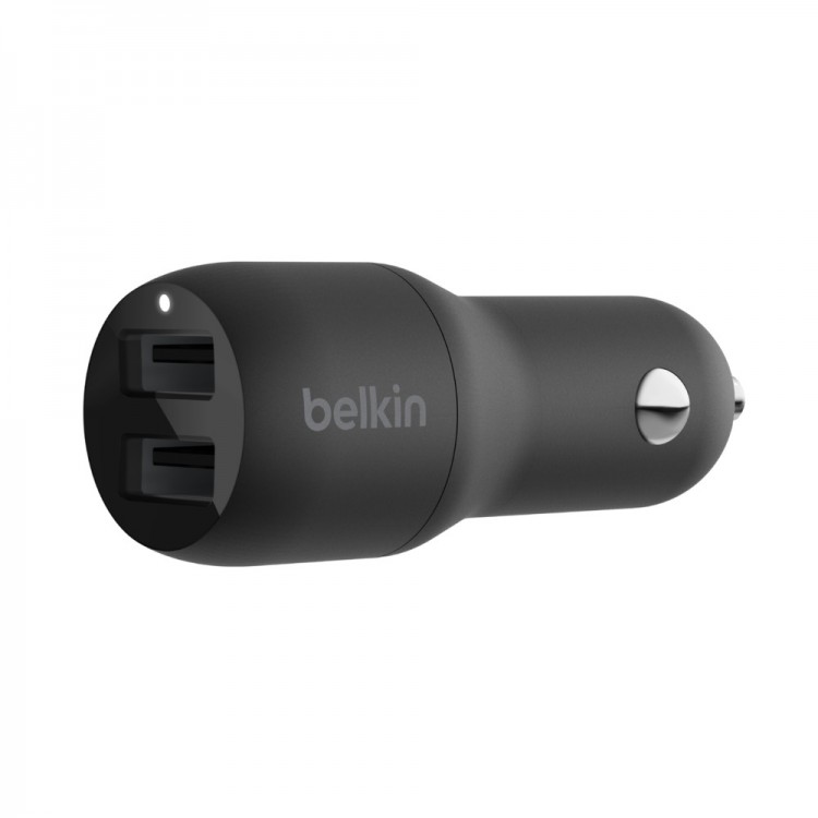 Belkin CCB001btBK Dual USB-A Car Charger 24WΜαύρο
