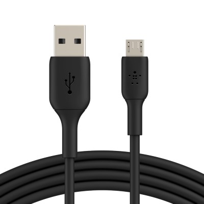 Belkin CAB005bt1MBK USB-A to Micro-USB Cable (1m)Μαύρο