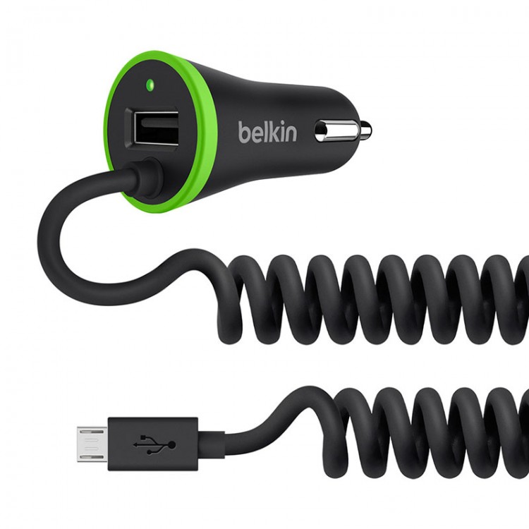 Belkin BOOST↑UP™ Universal Car Charger with Micro USB Cable - F8M890bt04-BLKΜαύρο