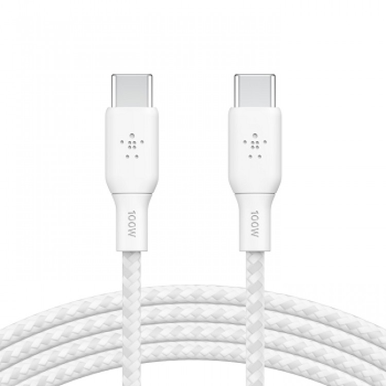 Belkin CAB014bt3MWH BOOST↑CHARGE™ USB-C® to USB-C Cable 100WΛευκό