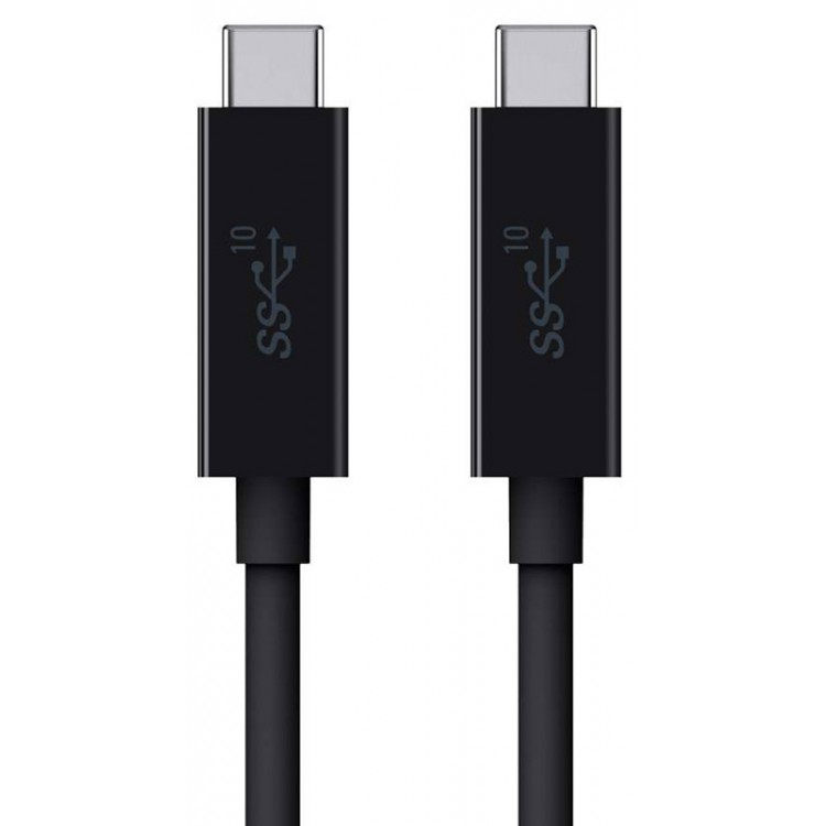 Belkin 3.1 USB-C™ to USB-C Cable (aka USB Type-C™)(100W) - F2CU052bt1M-BLKΜαύρο