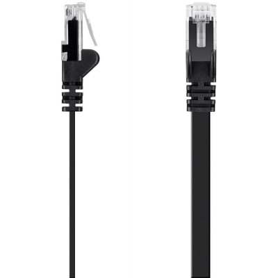 Cat-6 Flat Network CableΜαύρο