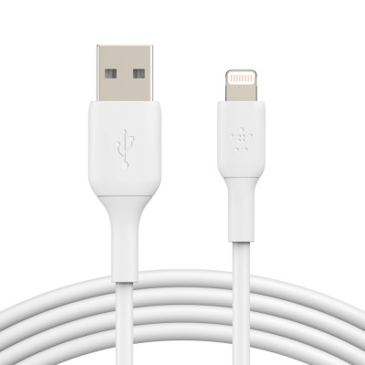 Belkin CAA001bt3MWH Lightning to USB-A CableΛευκό