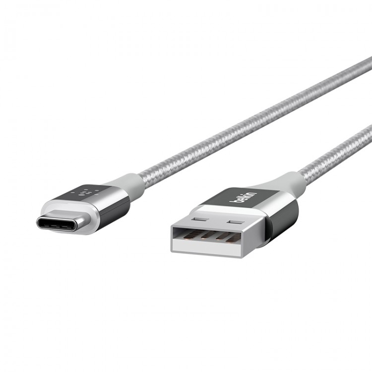 Belkin MIXIT↑™ DuraTek™ USB-C™ to USB-A Cable Silver - F2CU059bt04-SLVΑσημί