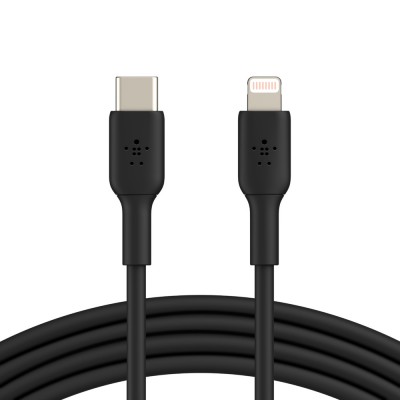 Belkin CAA003bt1MBK USB-C to Lightning Cable Μαύρο