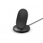 Belkin WIB002vfBK 15W Wireless Charging Stand + QC™ 3.0 24W Wall ChargerΜαύρο