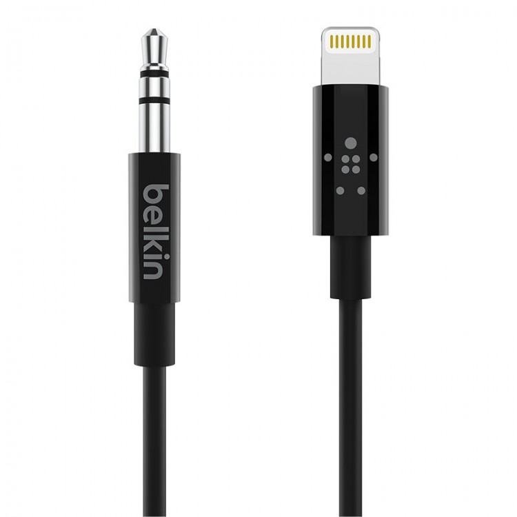 Belkin 3.5 mm Audio Cable With Lightning Connector 1.8m- AV10172bt06-BLKΜαύρο