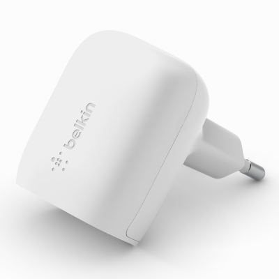 Belkin WCA006vfWH 20W USB-C PD/PPS Home ChargerΛευκό