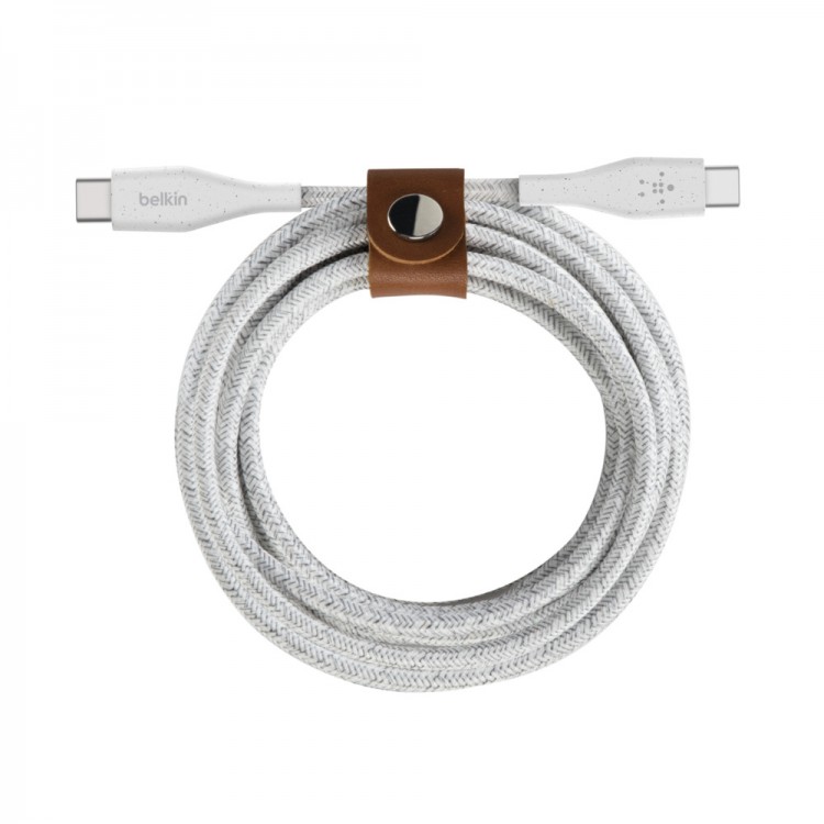 Belkin F8J241bt04-WHT BOOST↑CHARGE™ USB-C™ to USB-C Cable with StrapΛευκό