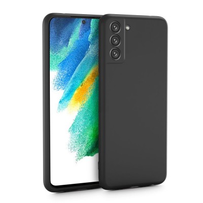 Θήκη TECH PROTECT ICON Σιλικόνης για Samsung GALAXY S21 FE - ΜΑΥΡΟ