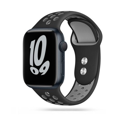 TECH-PROTECT SOFTBAND APPLE WATCH 4 / 5 / 6 / 7 / 8 / SE / ULTRA (42 / 44 / 45 / 49 MM) BLACK/GRAY