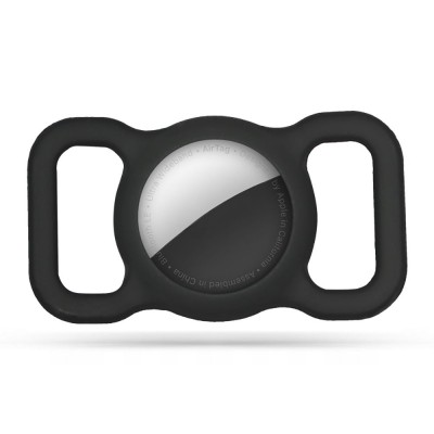 Θήκη TECH PROTECT SMOOTH κολλάρο κατοικιδίων για APPLE AIRTAG - ΜΑΥΡΟ