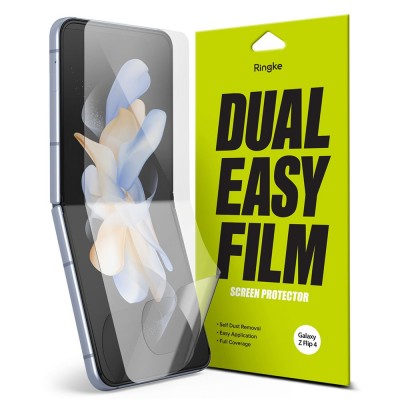RINGKE Μεμβράνη προστασίας 3D 2.5D Anti-Explosion CF for SAMSUNG GALAXY Z FLIP 4 - 2-τεμ - ΔΙΑΦΑΝΟ