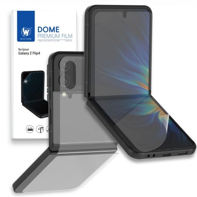 WHITESTONE DOME Premium Μεμβράνη FILM προστασίας για Samsung GALAXY Z FLIP 4 - ΔΙΑΦΑΝΟ