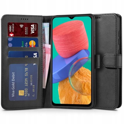 Θήκη TECH PROTECT δερμάτινο WALLET FOLIO για SAMSUNG GALAXY M33 5G - ΜΑΥΡΟ