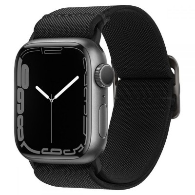 Spigen SGP BAND FIT LITE STRAP for APPLE WATCH 4 / 5 / 6 / 7 / 8 / SE / ULTRA (42 / 44 / 45 / 49 MM) - BLACK - AMP02286