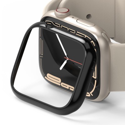 Θήκη Ringke Bezel Styling για Apple Watch seriees 9 / 8 / 7,  45mm - ΜΑΥΡΟ