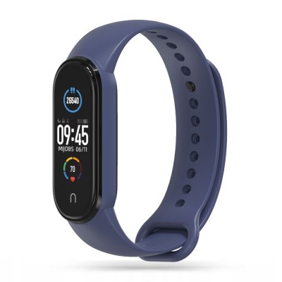 Tech Protect SMOOTH ARMORBAND for XIAOMI MI BAND 5 / 6 / 6 NFC / 7 smartwatch - ΜΠΛΕ