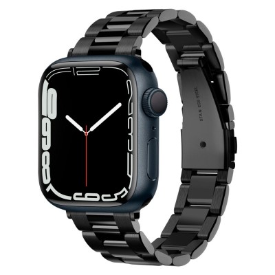 SPIGEN SGP MODERN FIT Strap stainless steel για Apple Watch 42mm/41mm/40mm/38mm SERIES - ΜΑΥΡΟ - AMP04803