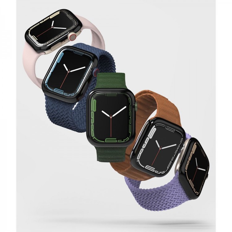 Θήκη Ringke Bezel Styling για Apple Watch seriees 9 / 8 / 7,  45mm - ΜΑΥΡΟ