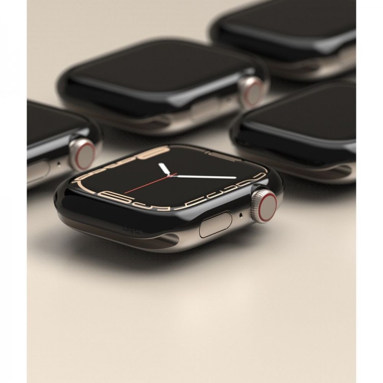 Θήκη Ringke Bezel Styling για Apple Watch seriees 9 / 8 / 7,  45mm - ΜΑΥΡΟ
