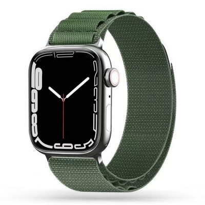 TECH-PROTECT Λουράκι NYLON PRO για APPLE WATCH 4 / 5 / 6 / 7 / 8 / SE / ULTRA (42 / 44 / 45 / 49 MM) - MILITARY ΠΡΑΣΙΝΟ