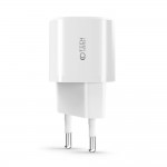 TECH-PROTECT C20W MINI οικιακός φορτιστής 2-Θυρών, 1xUSB-A, 1xUSB-C PD 20W/QC3.0 - ΜΑΥΡΟ