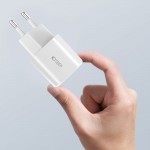 TECH-PROTECT C20W MINI οικιακός φορτιστής 2-Θυρών, 1xUSB-A, 1xUSB-C PD 20W/QC3.0 - ΜΑΥΡΟ