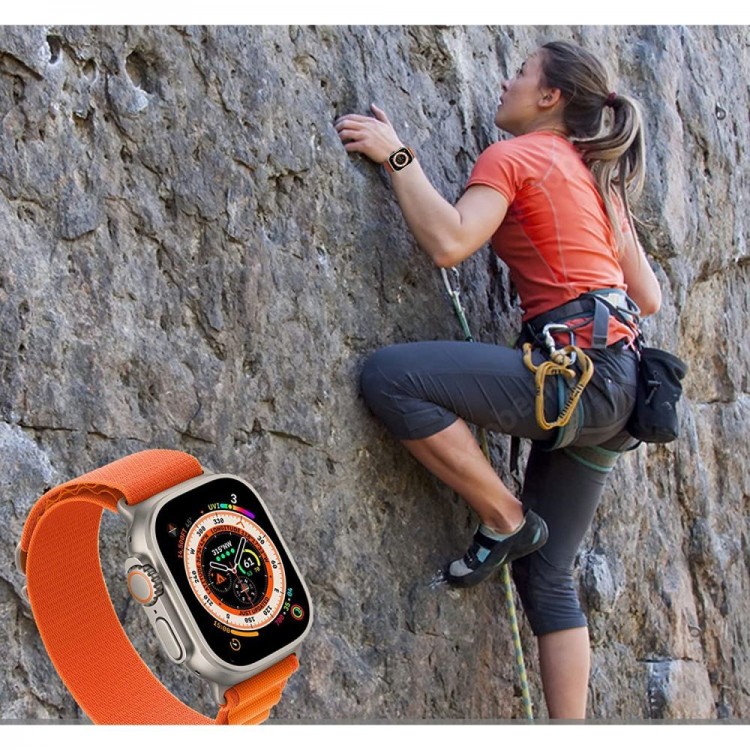 TECH PROTECT NYLON PRO Alpine Loop Λουράκι για APPLE WATCH Series / ULTRA series (42 / 44 / 45 / 46 / 49 MM) - Γκρι