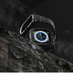 Θήκη RINGKE FUSION X GUARD με λουράκι αθλητικό,με Wire Protection για APPLE WATCH ULTRA 1/2 - 49 MM - ΜΑΥΡΟ