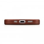 Θήκη ICARER Δερμάτινη Magsafe με πλήκτρο κάμερας για Apple iPhone 17 6.3 5G 2025 - RETRO ΚΑΦΕ - KJIP17250703