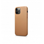 Θήκη ICARER Δερμάτινη Vintage για Apple iPhone 12 / 12 PRO 6.1 - ENGLISH TAN ΚΑΦΕ - RIX1206-BN