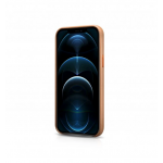 Θήκη ICARER Δερμάτινη Vintage για Apple iPhone 12 / 12 PRO 6.1 - ENGLISH TAN ΚΑΦΕ - RIX1206-BN