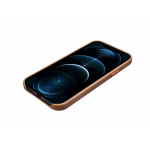 Θήκη ICARER Δερμάτινη Vintage για Apple iPhone 12 / 12 PRO 6.1 - ENGLISH TAN ΚΑΦΕ - RIX1206-BN