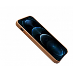 Θήκη ICARER Δερμάτινη Vintage για Apple iPhone 12 / 12 PRO 6.1 - ENGLISH TAN ΚΑΦΕ - RIX1206-BN