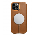 Θήκη ICARER Δερμάτινη Magsafe για Apple iPhone 13 PRO MAX 6.7 - ΚΑΦΕ - WMI1304-BN
