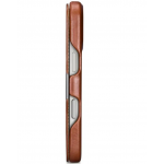 Θήκη ICARER FOLIO Δερμάτινη Magsafe VINTAGE για Apple iPhone 16 6.1 2024 5G - ΚΑΦΕ - WMI16240713-BN