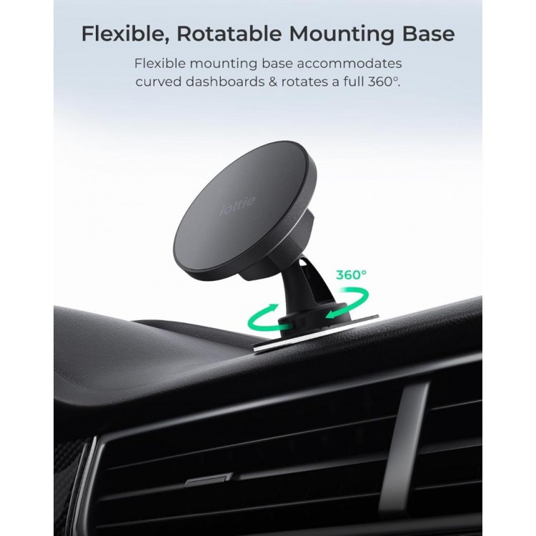 iOttie iTap 3 MAGSAFE Qi2 Ασύρματη universal Μαγνητική Βάση φόρτισης/στήριξης Ταμπλό FLUSH - ITMNCG109