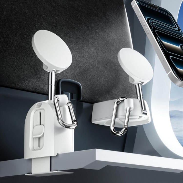 iOttie Treker Βάση ταξιδίου MagSafe Travel, με Μαγνητικό δακτυλίδι Adapter - ΛΕΥΚΟ - TRKNCG112