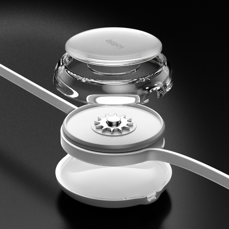 iOttie 100W Retractable καλώδιο USB-C με γρήγορη φόρτιση/μεταφορά δεδομένων, 2 τεμ. - ΛΕΥΚΟ - IOTACC610