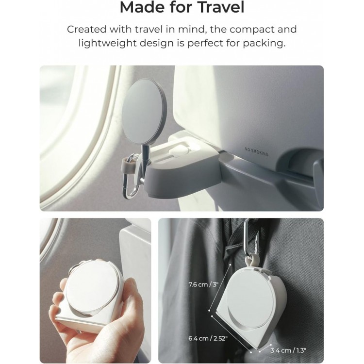 iOttie Treker Βάση ταξιδίου MagSafe Travel, με Μαγνητικό δακτυλίδι Adapter - ΛΕΥΚΟ - TRKNCG112