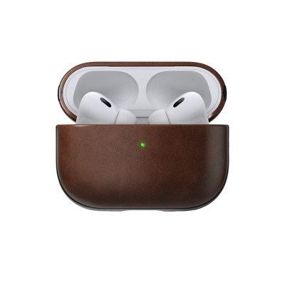 Nomad Leather case, brown - AirPods Pro 2 - NM01997085